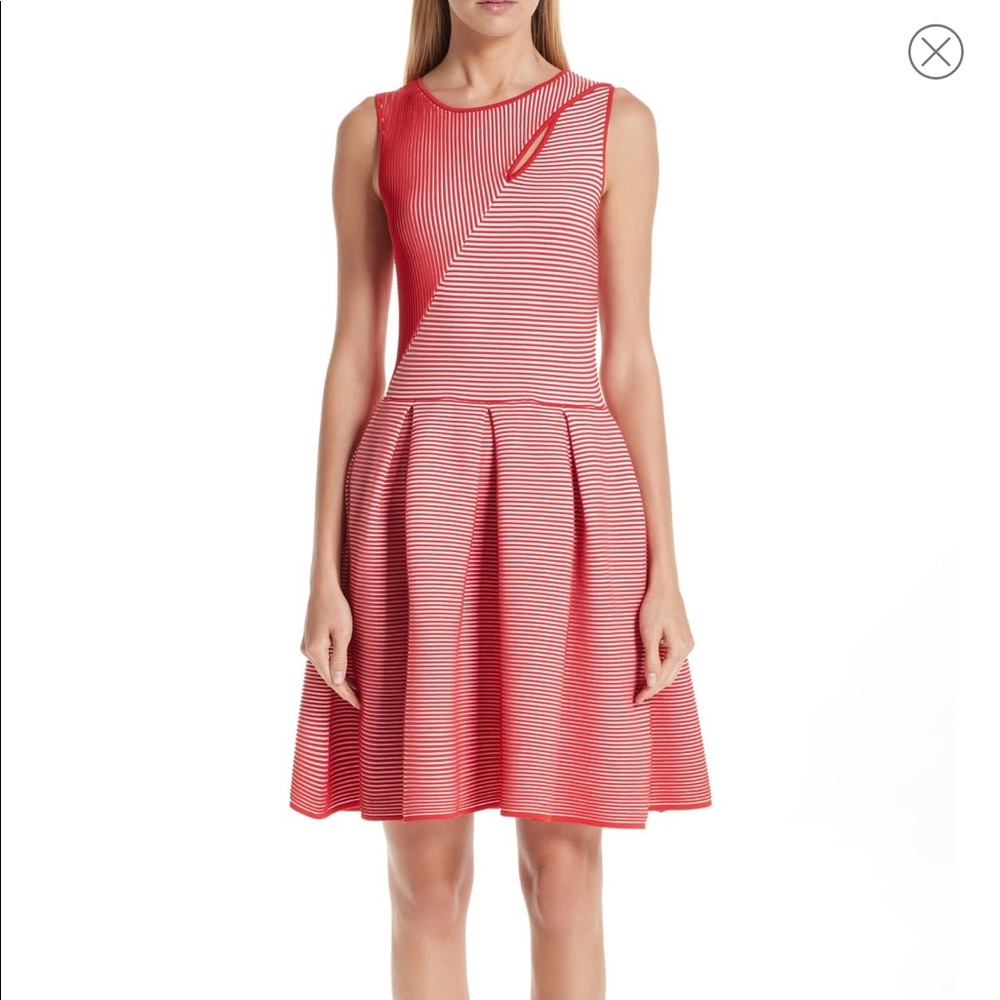 Emporio Armani Stripe Knit Jersey dress size 48